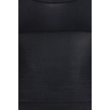 Max Mara Biada Wide Neckline Top in Black Viscose