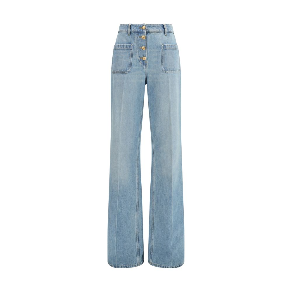 Valentino Blue Cotton Jeans Denim - Chez Valentino Model