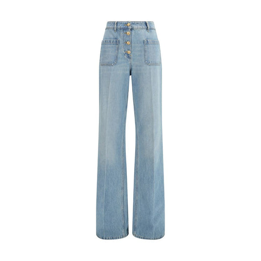 Valentino Blue Cotton Jeans Denim - Chez Valentino Model