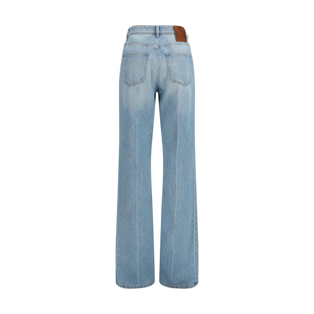 Valentino Blue Cotton Jeans Denim - Chez Valentino Model
