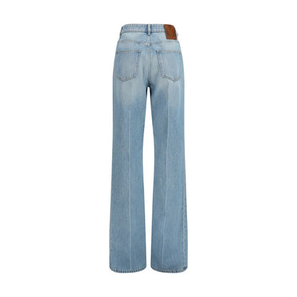 Valentino Blue Cotton Jeans Denim - Chez Valentino Model