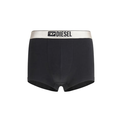 Diesel Damien-GFT-3pack Boxer Shorts in Black Cotton
