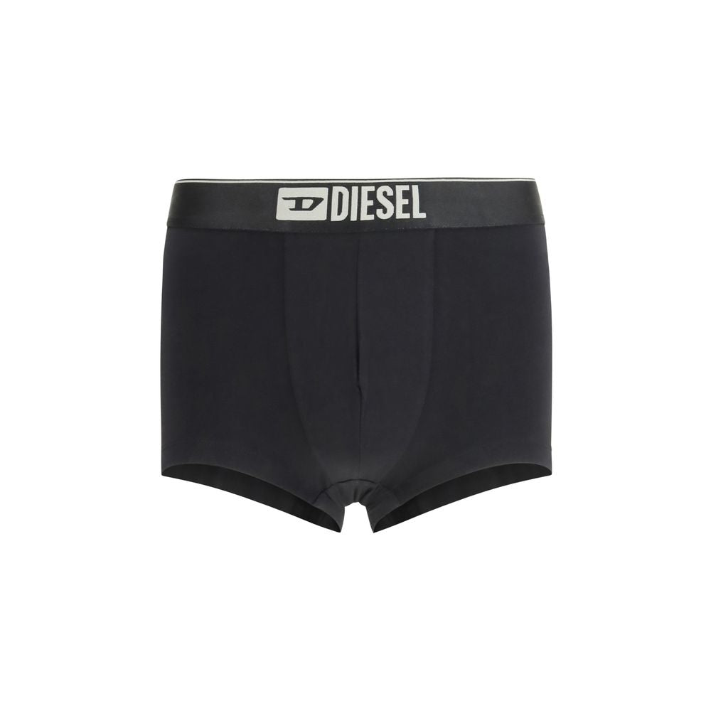 Diesel Damien-GFT-3pack Boxer Shorts in Black Cotton