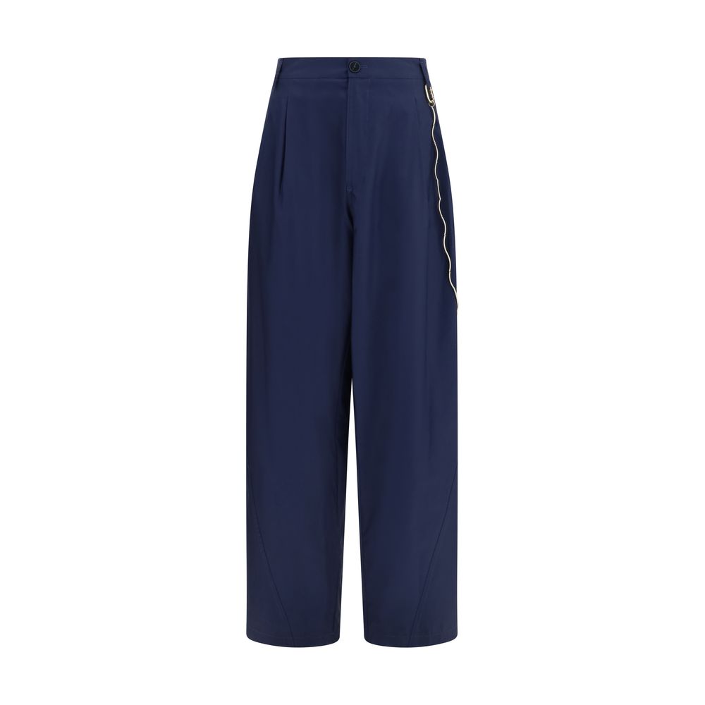 Darkpark Phebe Chain Adorned Wide-Leg Pants