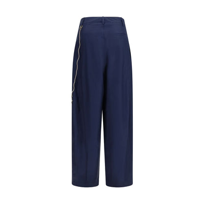 Darkpark Phebe Chain Adorned Wide-Leg Pants