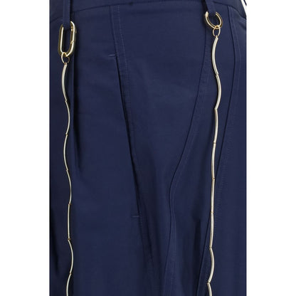 Darkpark Phebe Chain Adorned Wide-Leg Pants