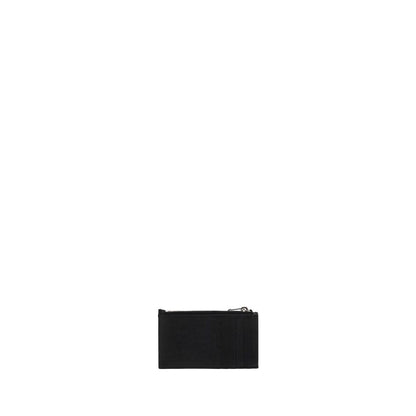 Saint Laurent Black Leather Wallet - Calfskin Credit Card Holder