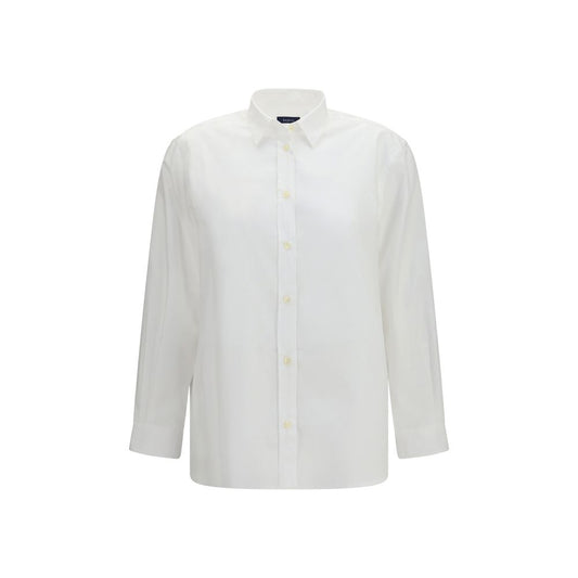 Deperlu White Cotton Shirt – Essential Elegance for Every Occasion