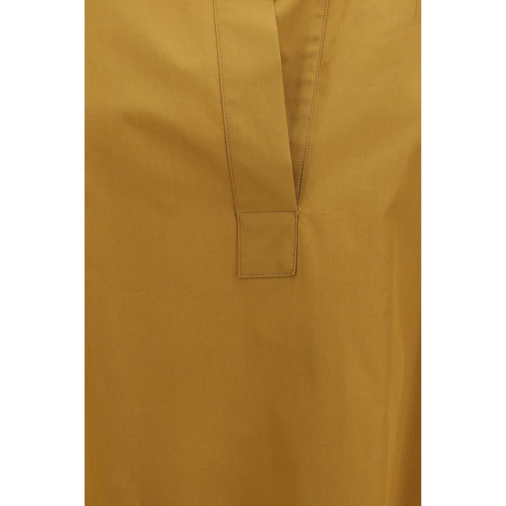 Max Mara Madorni Shirt in Beige Cotton