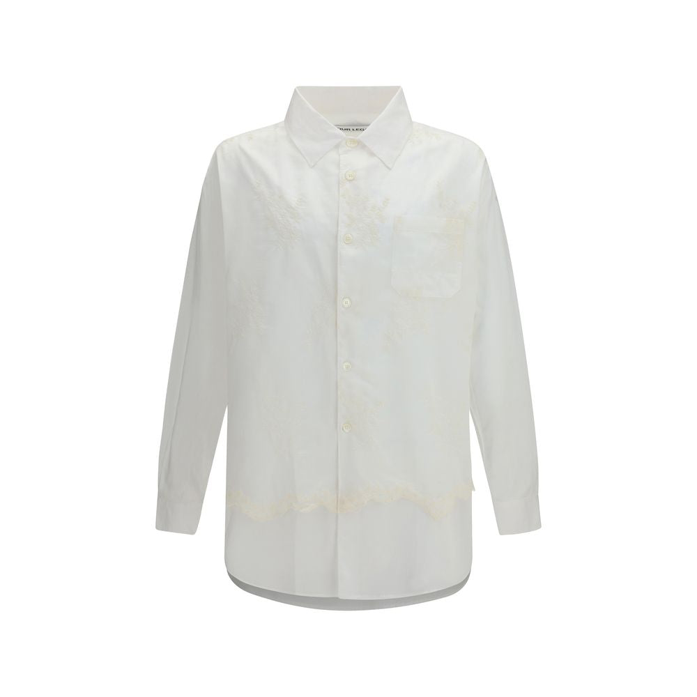 Our Legacy White Cotton Dress Shirt - Vast Shirt Ivory Cloud Breezey Cotton