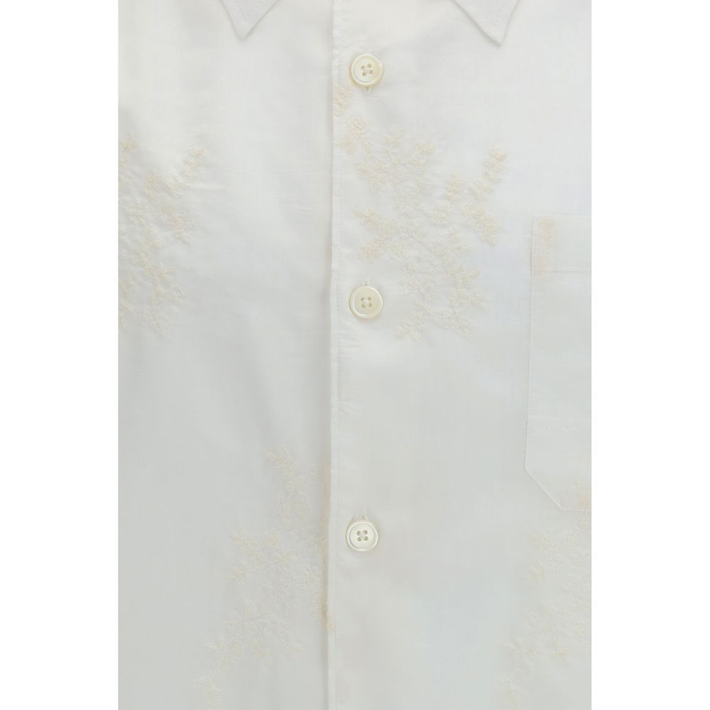 Our Legacy White Cotton Dress Shirt - Vast Shirt Ivory Cloud Breezey Cotton