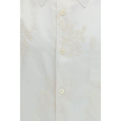 Our Legacy White Cotton Dress Shirt - Vast Shirt Ivory Cloud Breezey Cotton