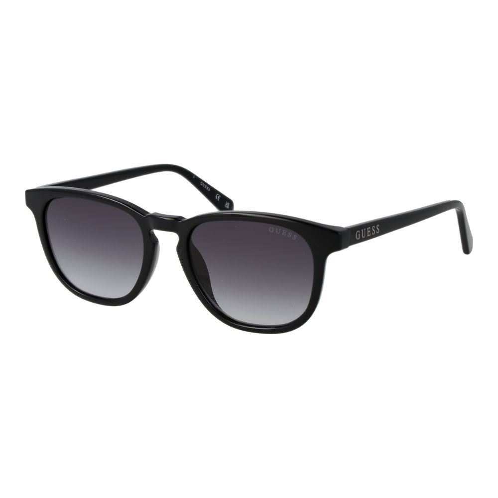 Guess Unisex Sunglasses – Black Stainless Steel Frame, Demo Lenses