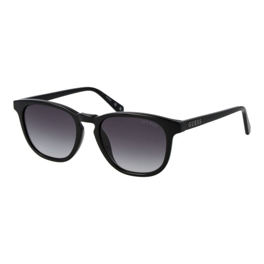 Guess Unisex Sunglasses – Black Stainless Steel Frame, Demo Lenses