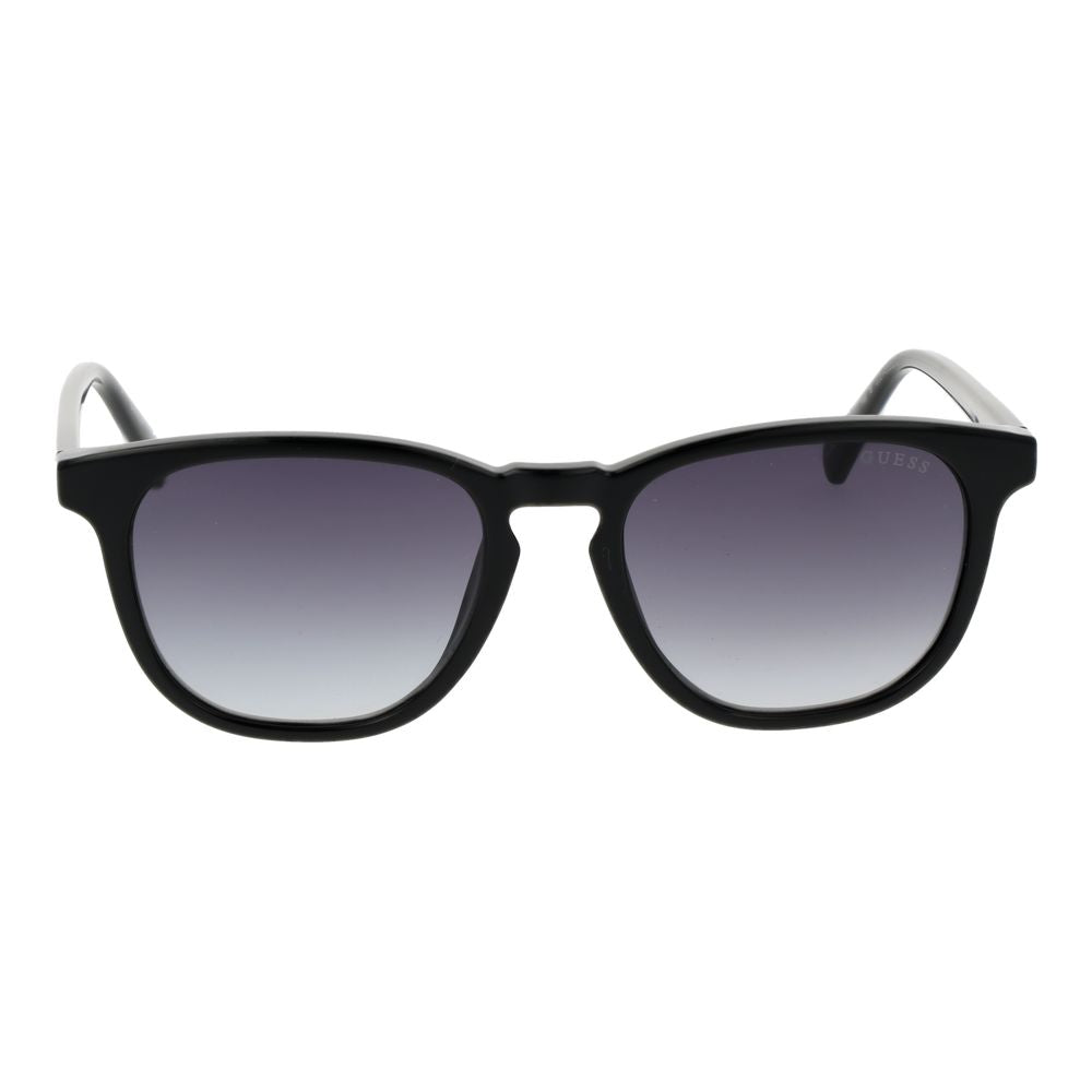 Guess Unisex Sunglasses – Black Stainless Steel Frame, Demo Lenses