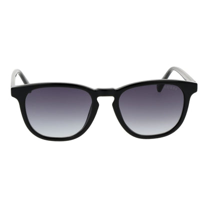 Guess Unisex Sunglasses – Black Stainless Steel Frame, Demo Lenses