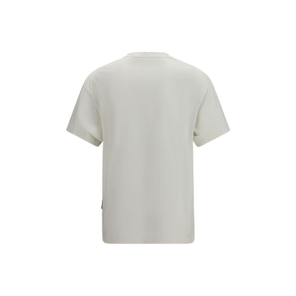 Palm Angels Beige Cotton Bear Print T-Shirt