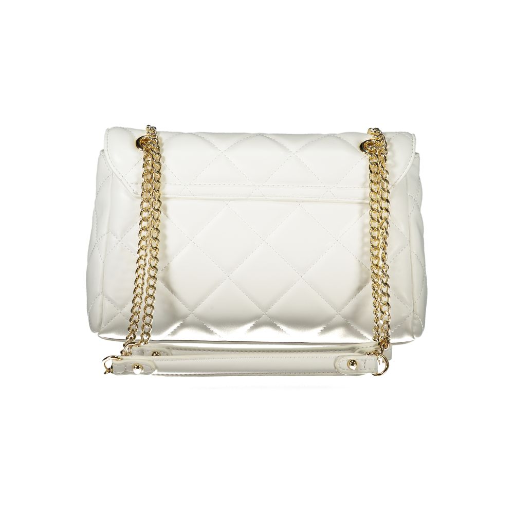 Mario Valentino Bianco Faux Leather Women Shoulder Bag