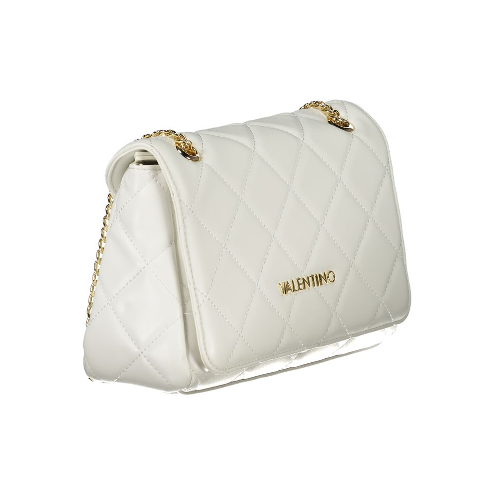 Mario Valentino Bianco Faux Leather Women Shoulder Bag