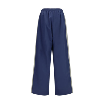 Balenciaga Blue Polyester Joggers - The Ultimate Statement Workout Pants