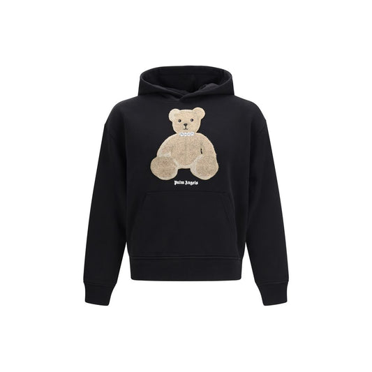 Palm Angels Black Cotton Bear Hoodie