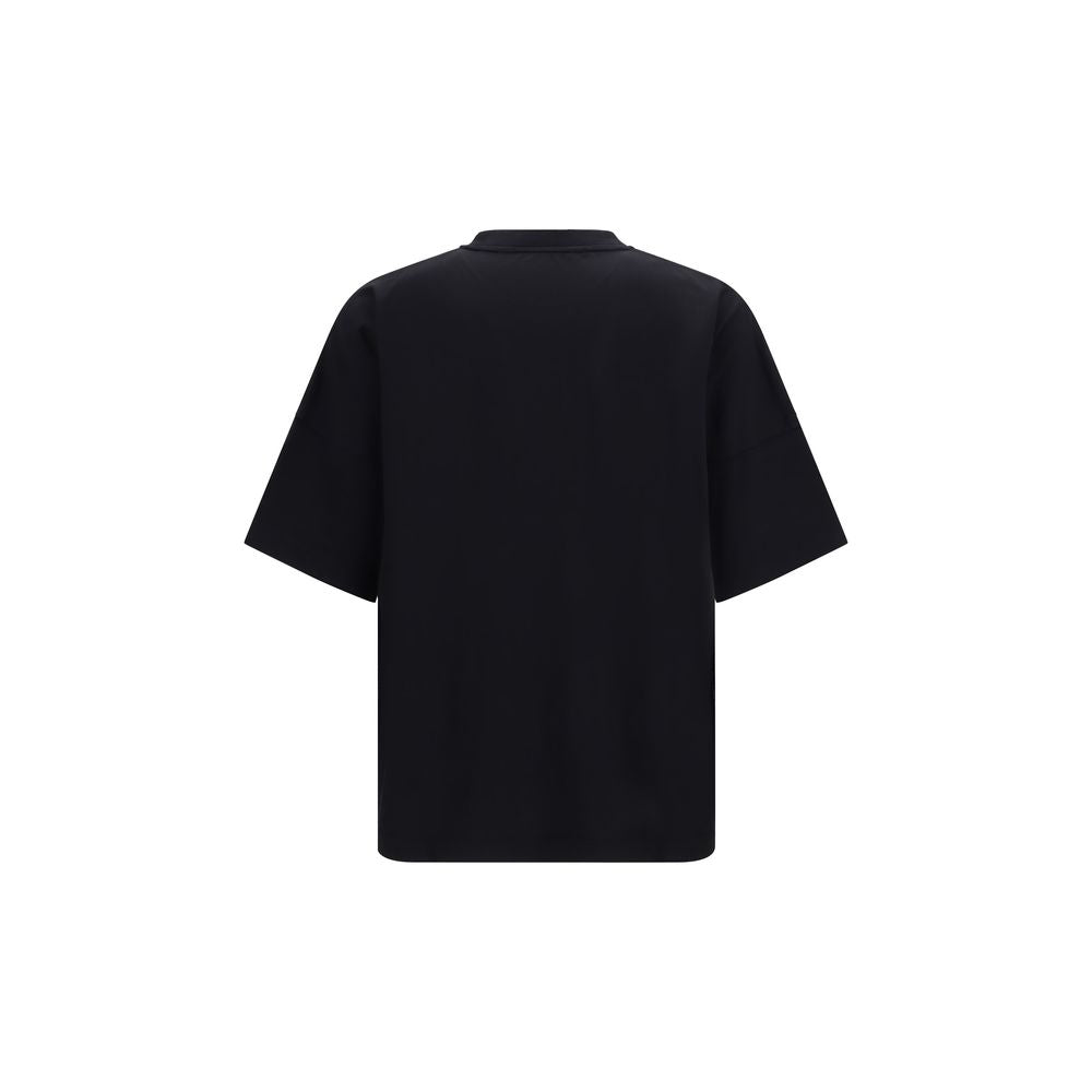Palm Angels Bear Print Black Cotton T-Shirt