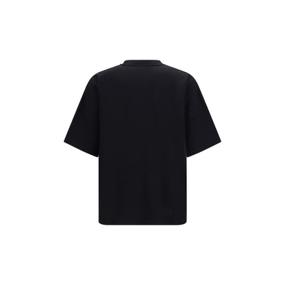 Palm Angels Bear Print Black Cotton T-Shirt