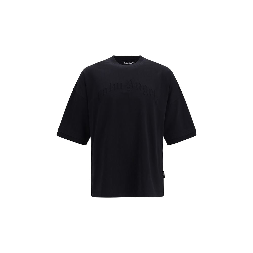 Palm Angels Curved Logo Double-Layer T-Shirt