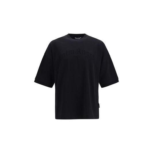 Palm Angels Curved Logo Double-Layer T-Shirt