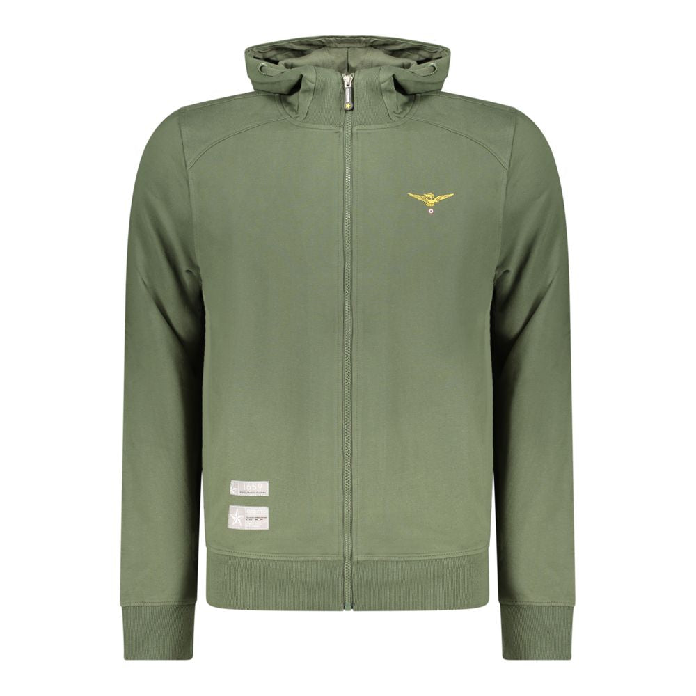 Accademia Militare Verde Cotton Men Sweatshirt