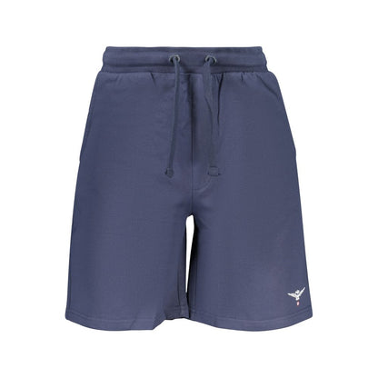 ACCADEMIA MILITARE Blu Cotton Men Sweatpant
