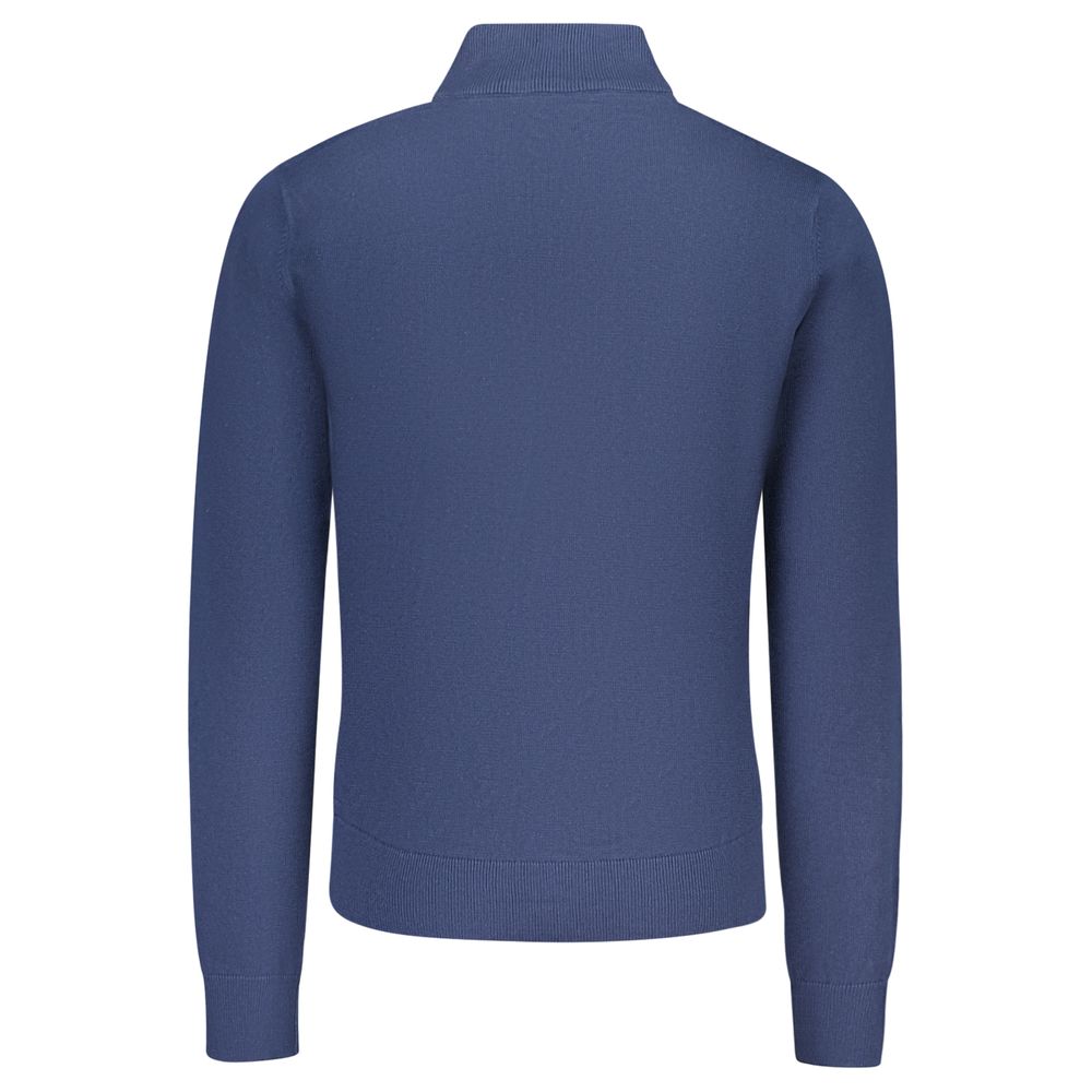 U.S. Grand Polo Bianco Cotton Men Polo - Blue - 3XL