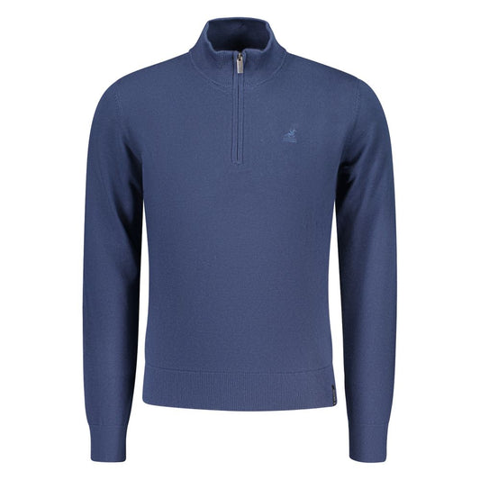 U.S. Grand Polo Blue Cotton Men's Sweater