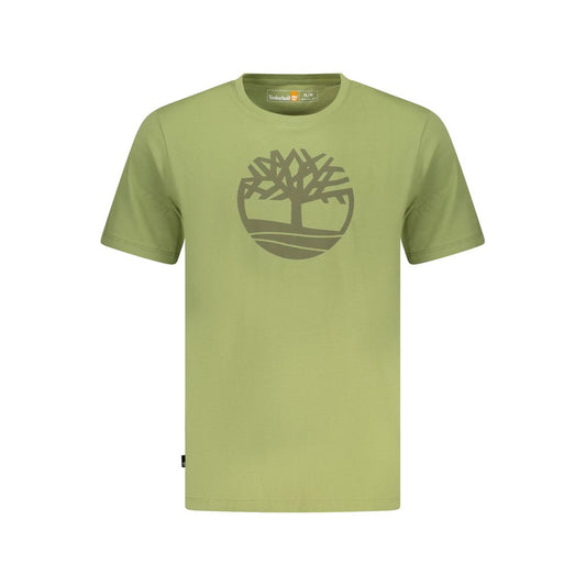 Timberland Verde Cotton Mens T-Shirt