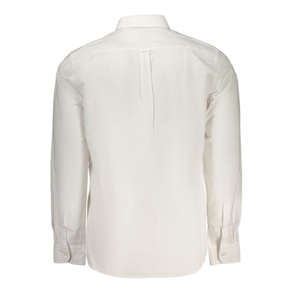 BOSS White Cotton Men's Shirt