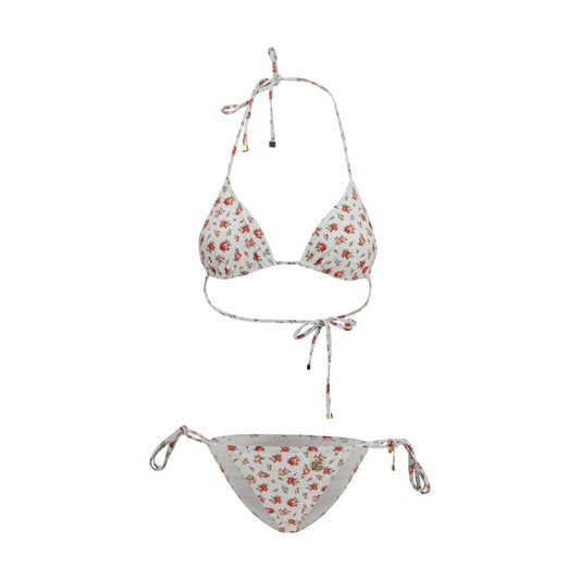 Dolce & Gabbana Roselline String Triangle Bikini Swimsuit