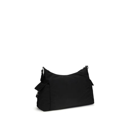 Prada Black Explore Large Re-Nylon and Leather Shoulder Bag