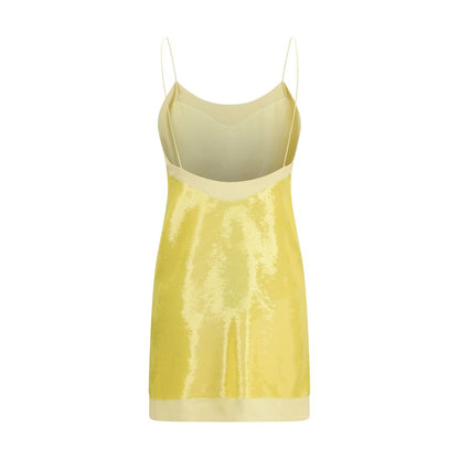 Gucci Yellow Sequin Mini Dress