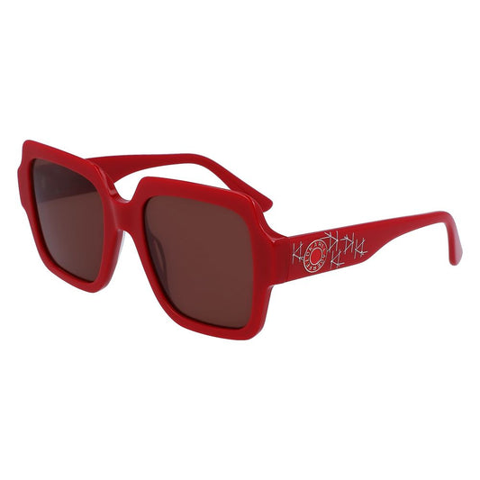 Karl Lagerfeld Women’s Sunglasses – Red Acetate Frame