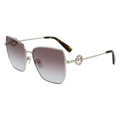 Longchamp Women’s Gold Metal Sunglasses – 58mm Gradient Lenses