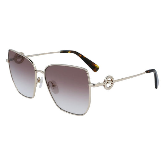 Longchamp Women’s Gold Metal Sunglasses – 58mm Gradient Lenses