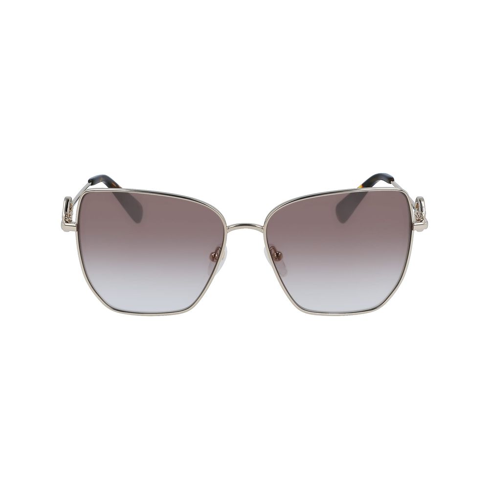 Longchamp Women’s Gold Metal Sunglasses – 58mm Gradient Lenses