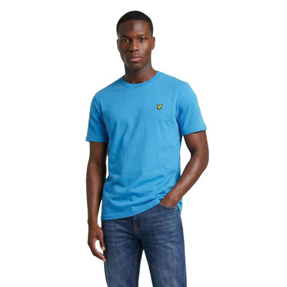 Lyle & Scott Men's Blue Cotton Sportswear T-Shirt
