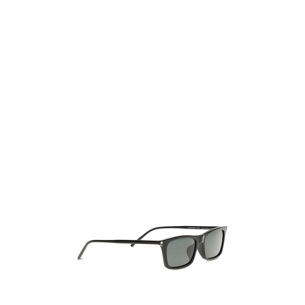 Saint Laurent SL 890 Betty Thin Sunglasses – Black Acetate Frame