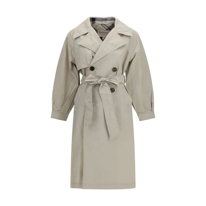 Barbour Layla Beige Polyamide Trench Coat