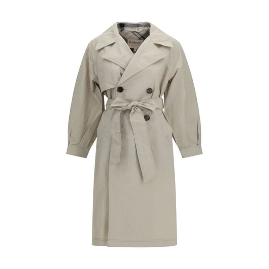 Barbour Layla Beige Polyamide Trench Coat