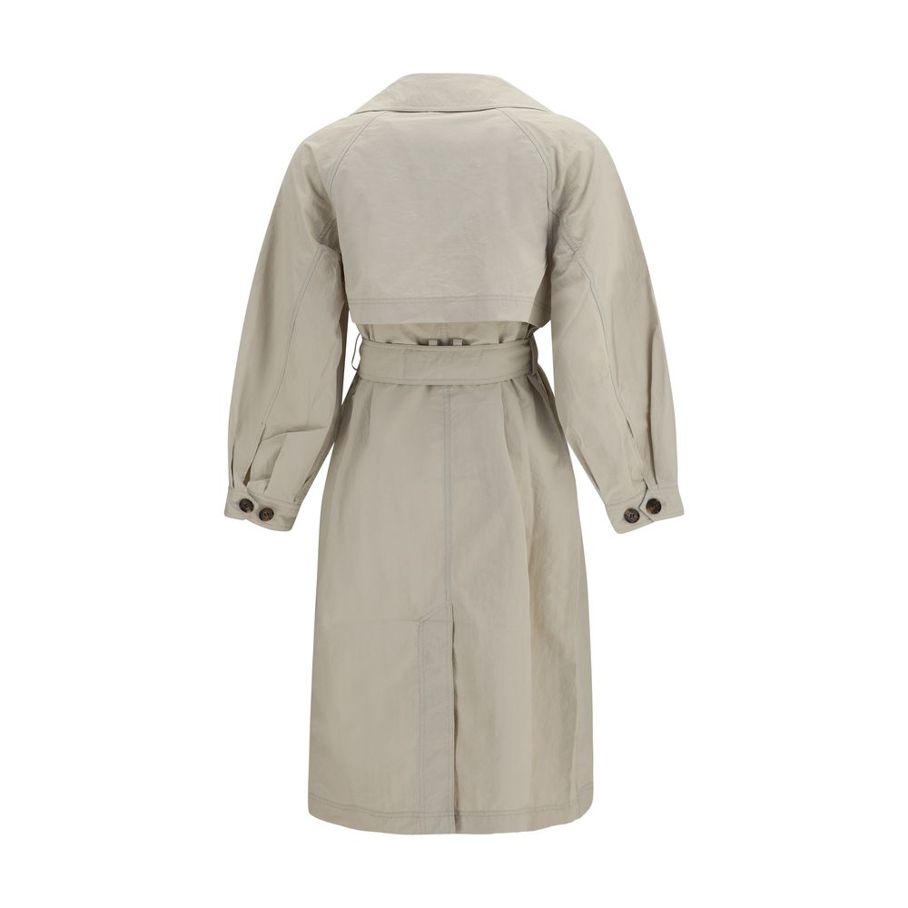 Barbour Layla Beige Polyamide Trench Coat