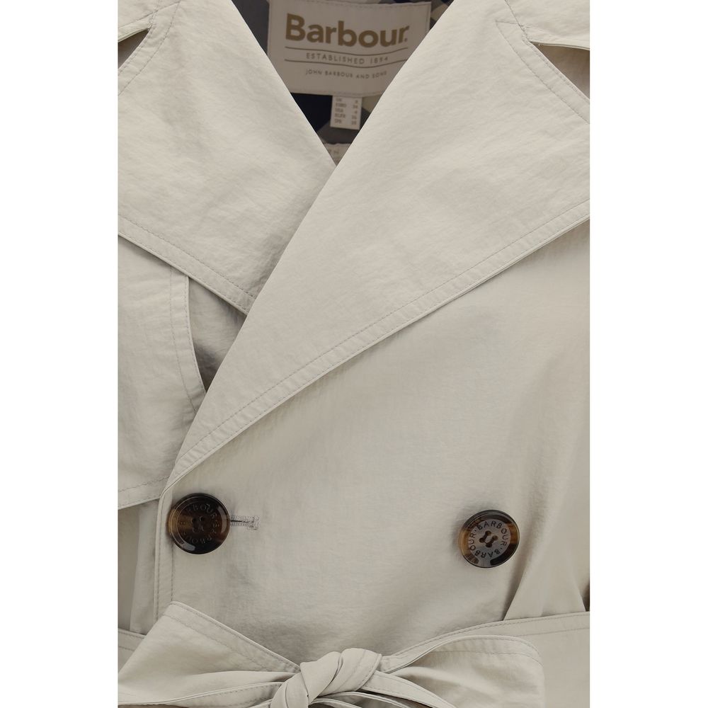 Barbour Layla Beige Polyamide Trench Coat