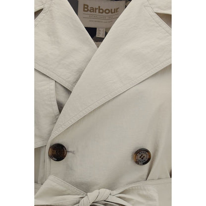Barbour Layla Beige Polyamide Trench Coat
