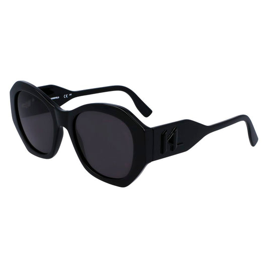 Karl Lagerfeld Women's Sunglasses – Black Injected Frame, UV Protection